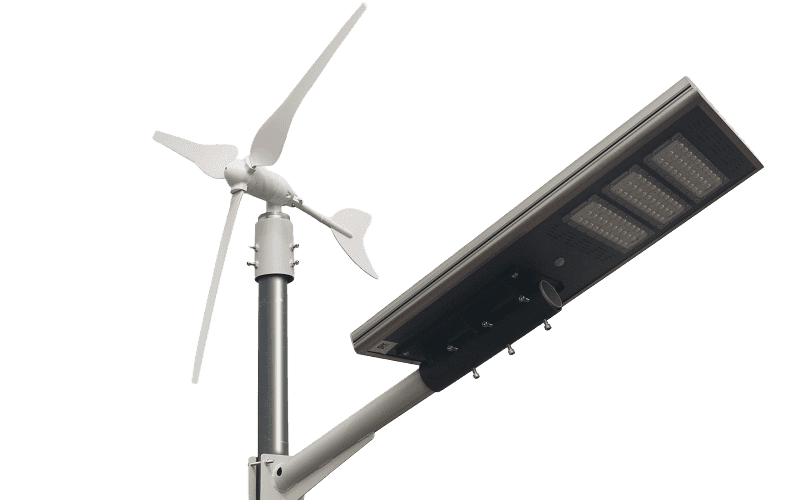 Hybrid Wind + Solar Lights