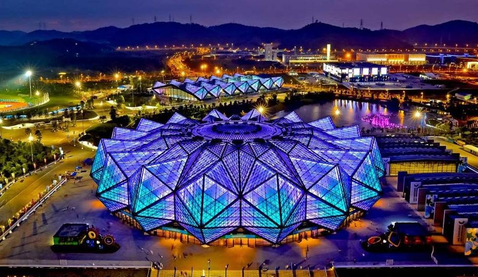 LED Pixel Mesh — Shenzhen Dayun Stadium